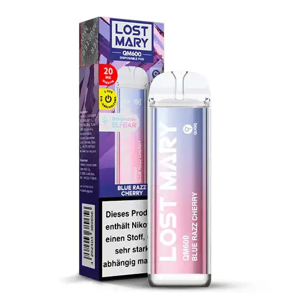 Lost Mary QM600 Blue Razz Cherry Verpackung