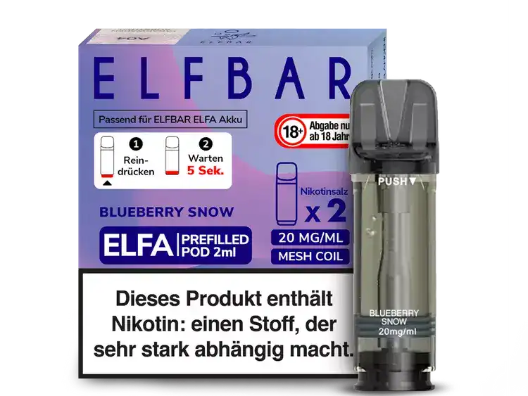 ELFA Pods Blueberry Snoow