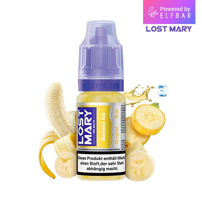 Lost Mary Liquid Banana Ice E-Liquid
