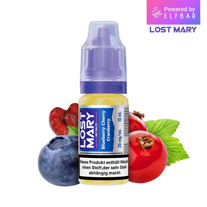Lost Mary Liquid Blueberry Cherry Cranberry E-Liquid