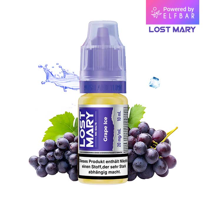 Lost Mary Liquid Grape Ice E-Liquid