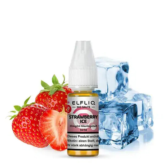 Elfliq Strawberry ice, das Elfbar Liquid direkt bei uns im Shop kaufen.
