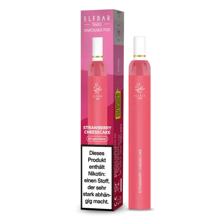 elf bar t600 Strawberry cheesecake jetzt bei uns im Shop probieren.