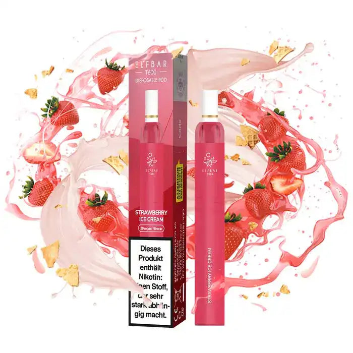 Elfbar T600 Strawberry Ice Cream bei uns im Shop bestellen