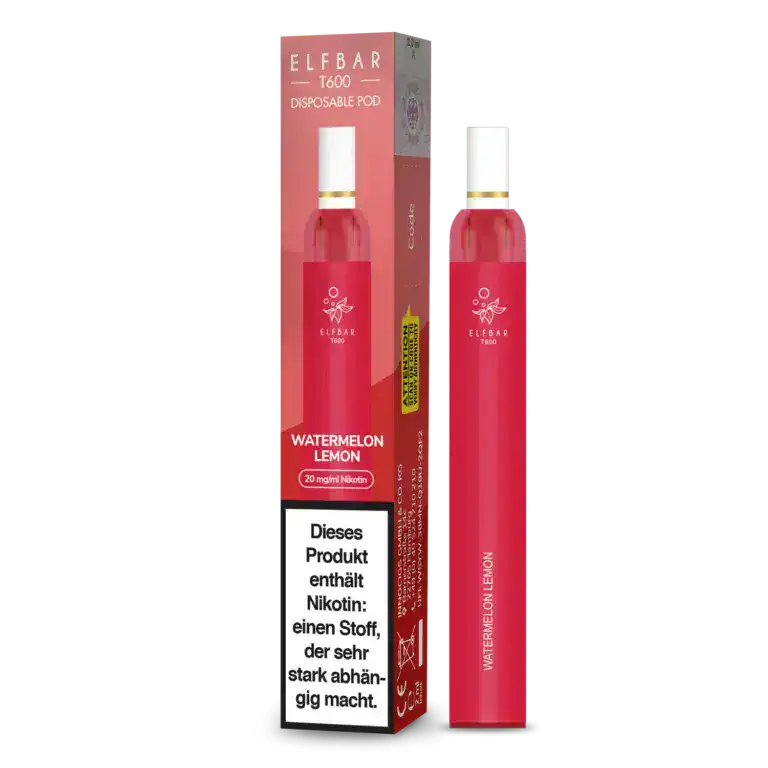 Bei uns bekommst du alle Elf bar t600 Sorten zu besten preisen, unter anderem Watermelon lemon uvm.