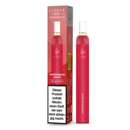 Bei uns bekommst du alle Elf bar t600 Sorten zu besten preisen, unter anderem Watermelon lemon uvm.
