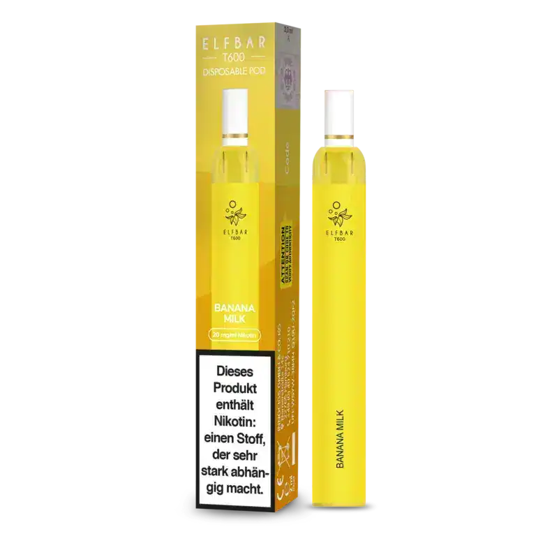 Elfbar T600 Banana Milk bei Elfbar Vapes EU kaufen.