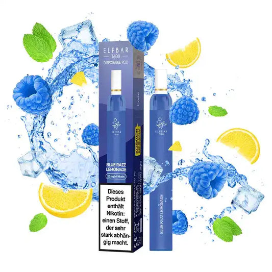 Elf Bar T600 Blue Razz Lemonade und viele weitere Geschmäcker bei uns im Shop