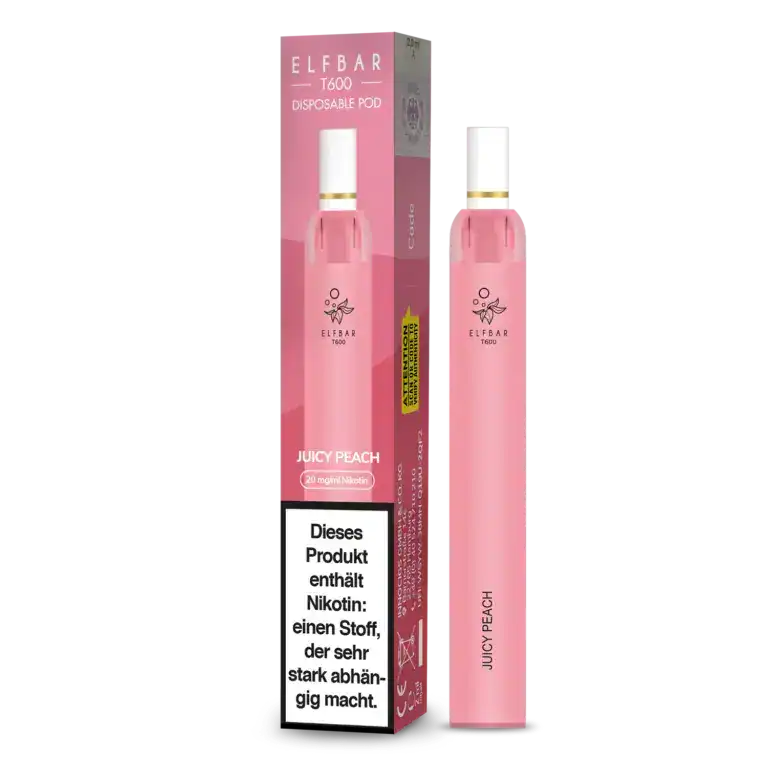T600 Juicy Peach bei elfbar vapes eu