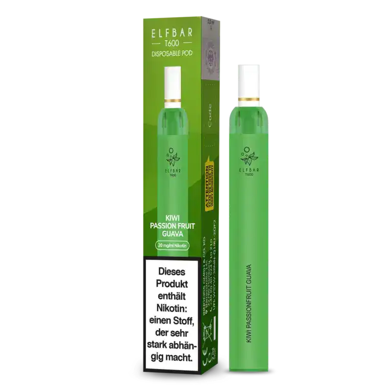 Elfbar T600 Kiwi Passion Guava Einzelprodukt ansicht