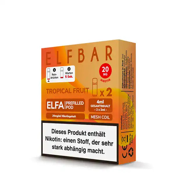 ELFA Pods Tropical Fruit Verpackung