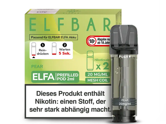 Elfa Pods Pear mit dem vollmundigen Geschmack nach Birne