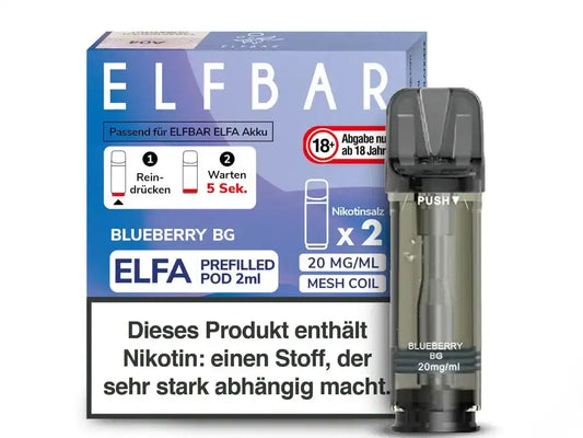 ELFA Pods Blueberry Bubble Gum