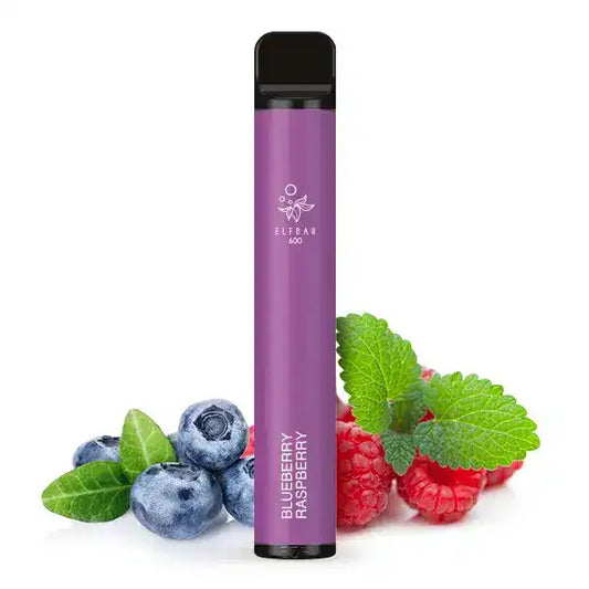 Elfbar Blueberry Raspberry bringt dir den Geschmack von sonnengereiften roten Himbeeren gepaart mit Blaubeeren direkt in deine Elfbar