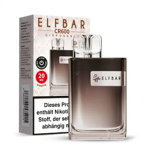 Elf Bar CR600 Classic Ice Coffee 20 mg/ml mit Verpackung