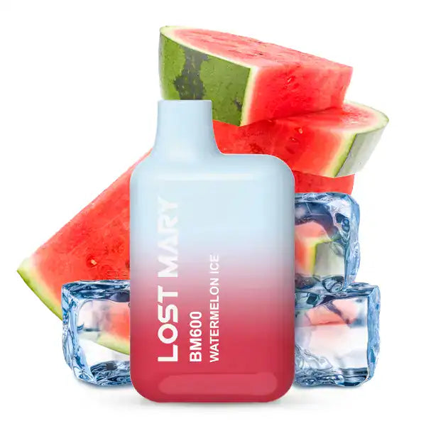 Lost Mary Watermelon Ice mit dem Geschmack süßer Wassermelone und einem Eis-Effekt