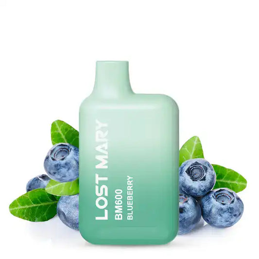 Lost Mary Blueberry Produktbild mit Blaubeeren abgebildet