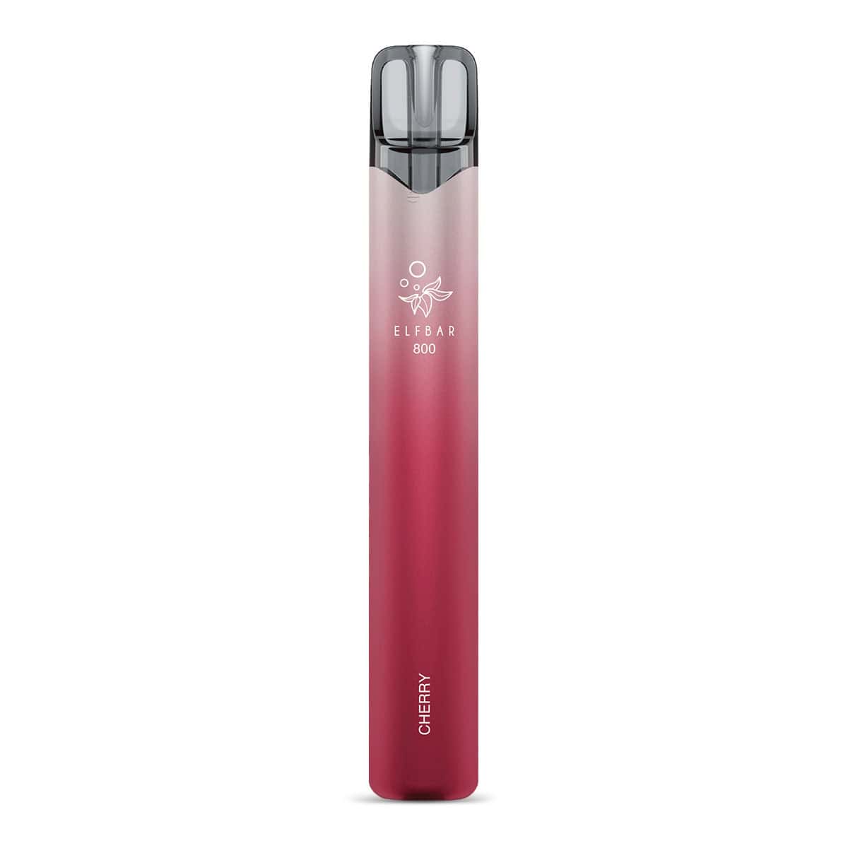 ELFBAR 800 Cherry Einweg E-Zigarette ohne Verpackung – elegantes rot-rosé Farbverlauf-Design, 800 Züge, fruchtiges Kirscharoma mit 20 mg/ml Nikotin