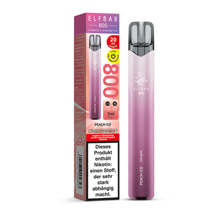 Elfbar 800 Peach Ice Einweg E-Zigarette