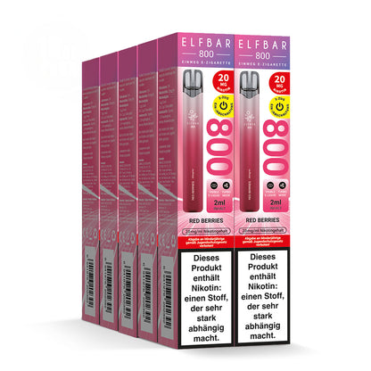 Elfbar 800 Red Berries Einweg E-Zigarette