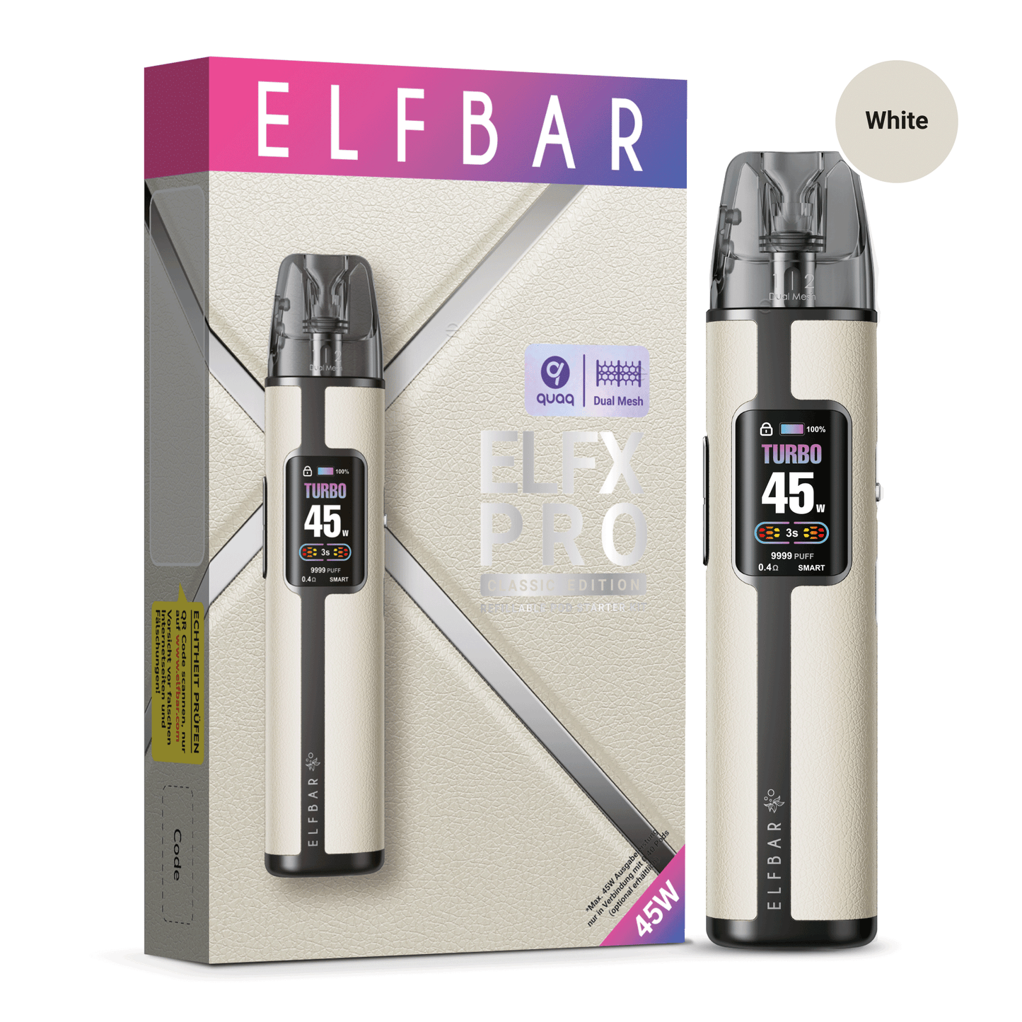 Elfbar ELFX Pro Pod Kit E-Zigarette in 5 Farben