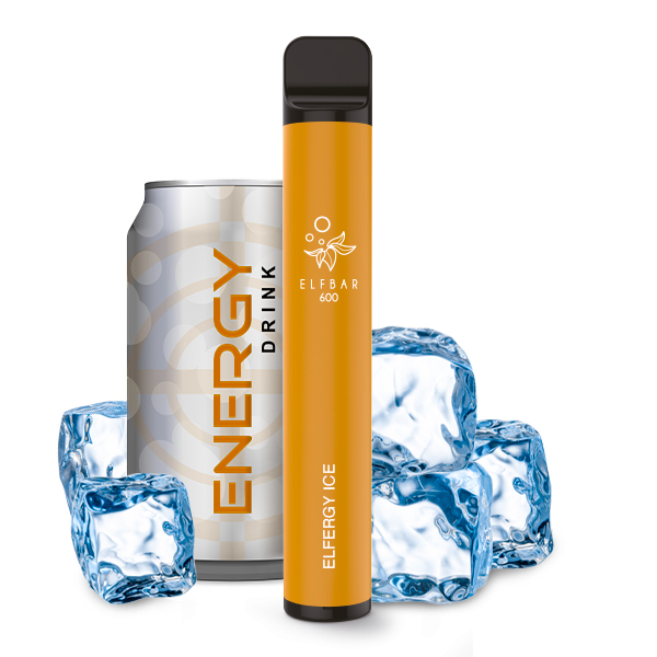 Elfbar Elfergy Ice bringt dir den Geschmack von cooler Energy in deine Elfbar 600