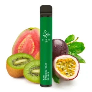 bei elfbar vapes eu findest du alle elfbar sorten, unter anderem der Elfbar kiwi passion fruit guava