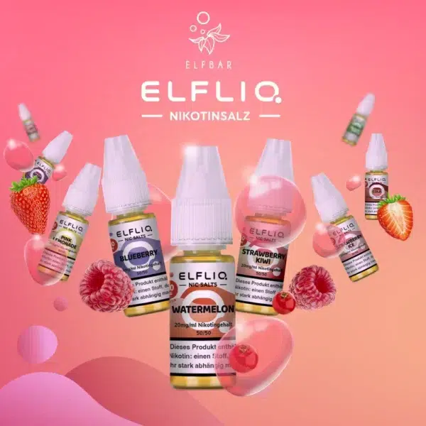 Elfliq Elfbar Liquid zum einfachen nachfüllen deine E-Zigarette!