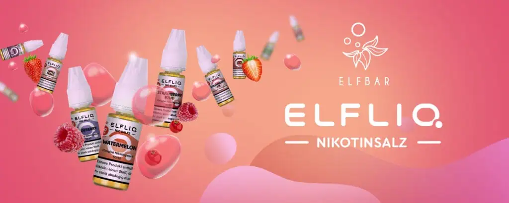 Elfbar Liquid kaufen – große Auswahl an Elfliq Nikotinsalz-Liquids in verschiedenen Geschmacksrichtungen