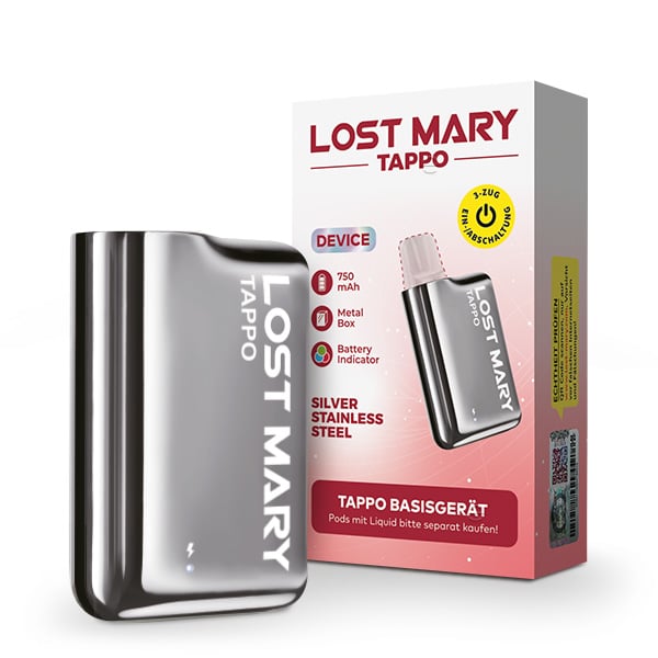 Lost Mary Tappo Basisgerät Silver Stainless Steel