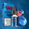 Al Massiva Liquid Blaulicht – Erfrischendes E-Liquid mit Blaubeere, Beerenmix und Ice-Aroma, Produktabbildung mit Verpackung und Fruchtkomposition für elfbar-vapes.eu