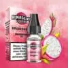 Al Massiva Liquid Bruderherz – Kühles E-Liquid mit exotischer Drachenfrucht und Ice-Aroma, Produktfoto mit Flasche, Verpackung und Fruchtmotiv für elfbar-vapes.eu