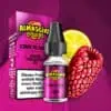 Al Massiva Liquid Come to Dubai – Erfrischendes E-Liquid mit Zitrone, Maulbeere und Ice-Aroma, Produktbild mit Flasche, Verpackung und Fruchtgrafik für elfbar-vapes.eu