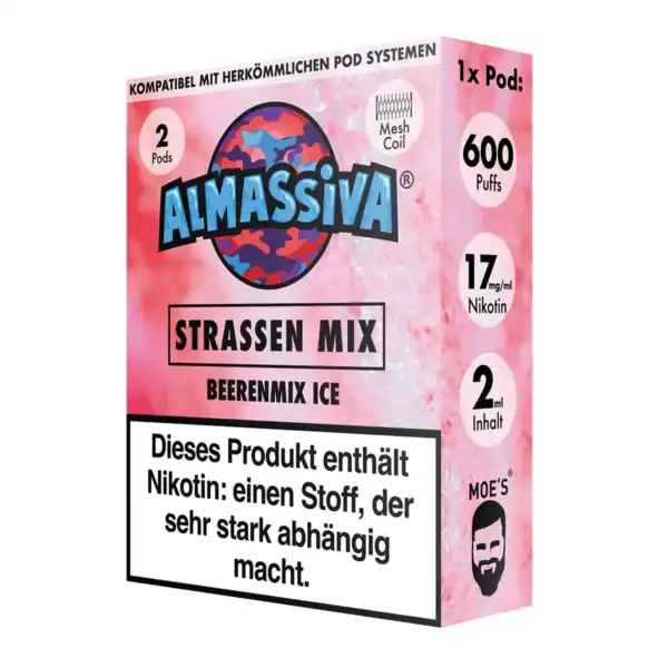 Al Massiva Pods Strassen Mix - 17 mg/ml – Bild 2