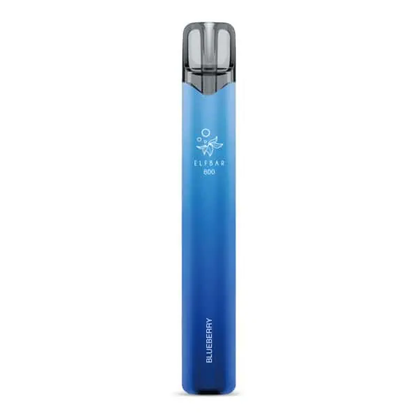 ELFBAR 800 Blueberry Einweg E-Zigarette ohne Verpackung – blaues Gehäuse, 800 Züge, intensives Blaubeer-Aroma mit 20 mg/ml Nikotin