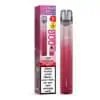 ELFBAR 800 Cherry Einweg E-Zigarette mit Verpackung – rotes Design, 2 ml E-Liquid mit Kirschgeschmack, 20 mg Nikotin, deutlich sichtbarer Warnhinweis auf der Verpackung