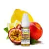 ELFLIQ Lemon Peach Passion Fruit Nikotinsalz Liquid mit 20 mg/ml Nikotingehalt – Flasche vor frischen Zitronen-, Pfirsich- und Passionsfrüchten