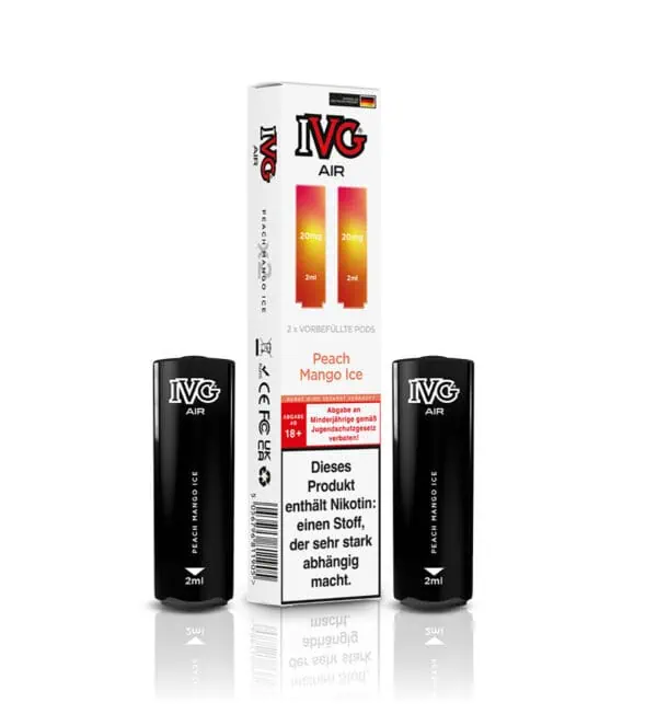 IVG Air Pods Peach Mango Ice - 20 mg/ml